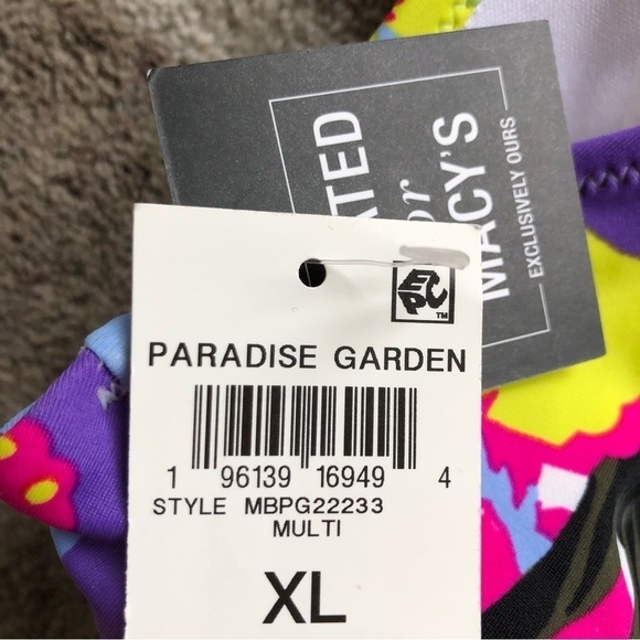 Bar III NWT One Piece Paradise Garden Monokini Size XL - Picture 14 of 14
